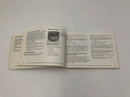 2004 Chevrolet Impala Owners Manual Handbook OEM C03B44029