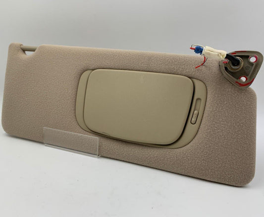 2002-2006 Toyota Camry Passenger Sun Visor Sunvisor Beige Illumination C04B42051