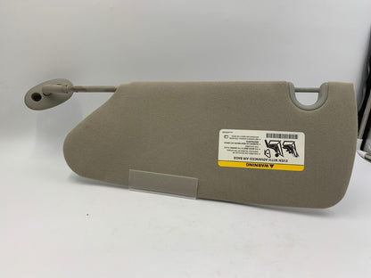 2005-2011 Dodge Dakota Passenger Sunvisor Sun Visor Gray OEM C02B51061