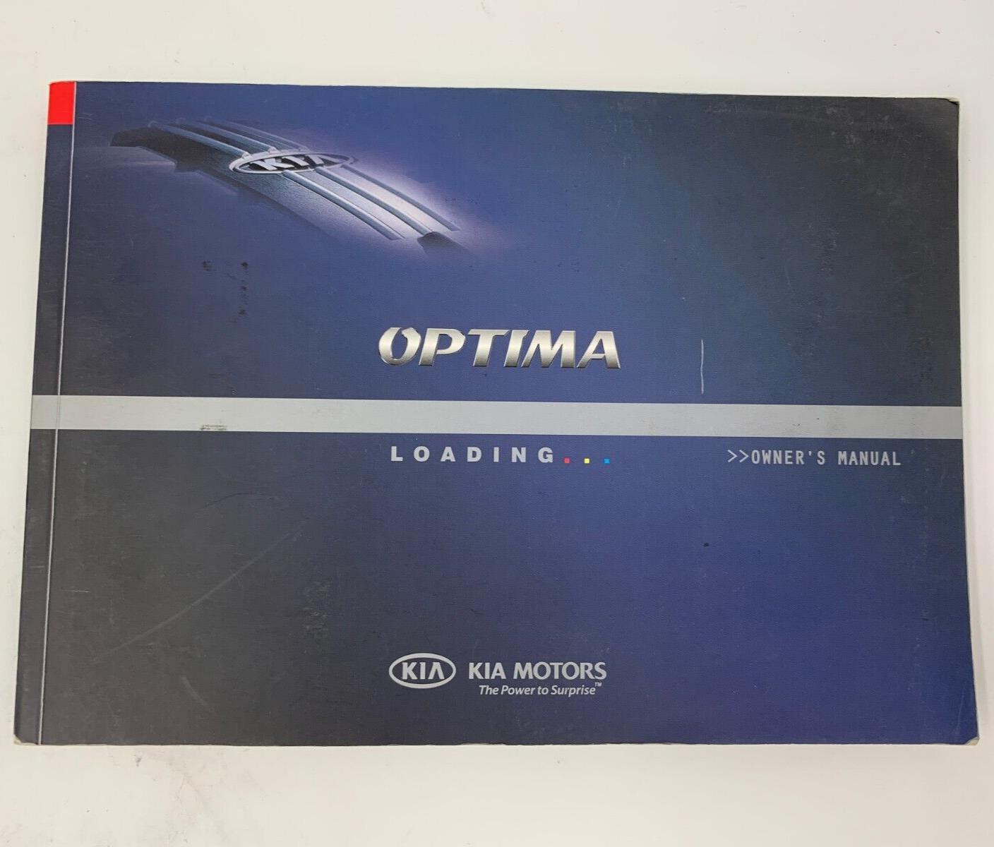 2006 Kia Optima Sedan Owners Manual Handbook OEM C02B51063