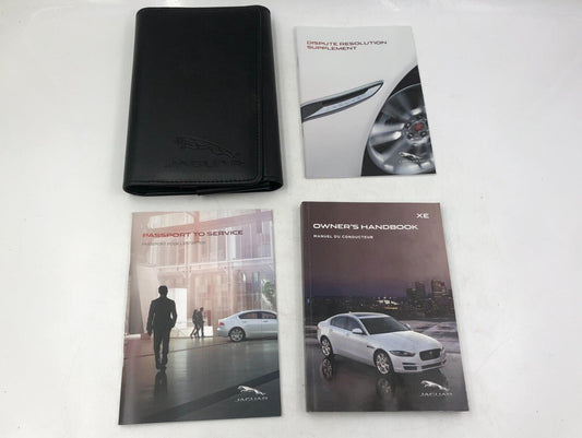 2016 Jaguar XE Owners Manual Handbook Set with Case OEM B02B29029