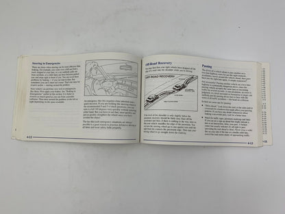 2001 Buick LeSabre Owners Manual Handbook OEM C02B36079