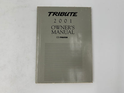 2001 Mazda Tribute Owners Manual Handbook with Case OEM C02B52065