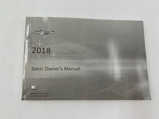 2018 Chevy Sonic Owners Manual Handbook OEM D01B27059