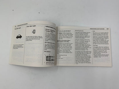 2018 Chevy Sonic Owners Manual Handbook OEM D01B27059