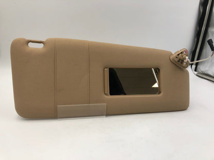 2007-2010 BMW X3 Passenger Sun Visor Sunvisor Tan Illuminated OEM C04B56030