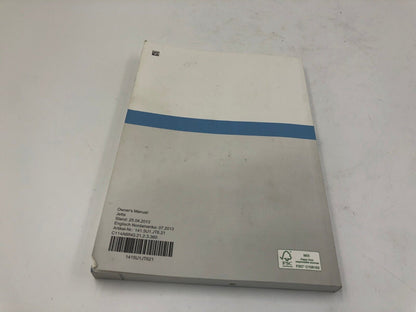 2014 Volkswagen Jetta Owners Manual Handbook Set with Case OEM C03B40051