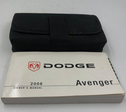 2008 Dodge Avenger Owners Manual Handbook with Case OEM C03B53020