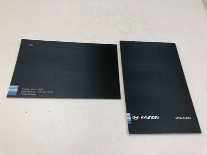 2011 Hyundai Sonata Owners Manual Handbook Set with Case OEM C04B02049