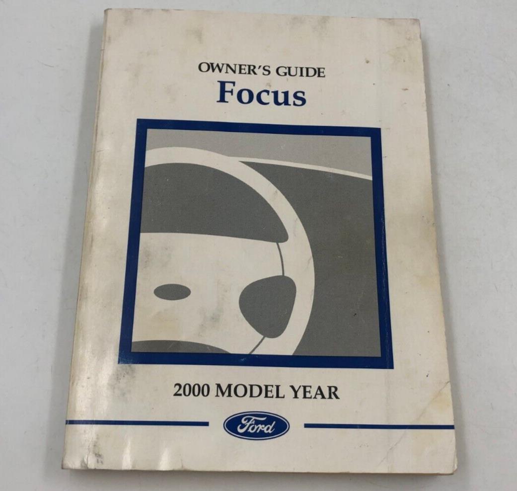 2000 Ford Focus Owners Manual Handbook OEM C04B19054