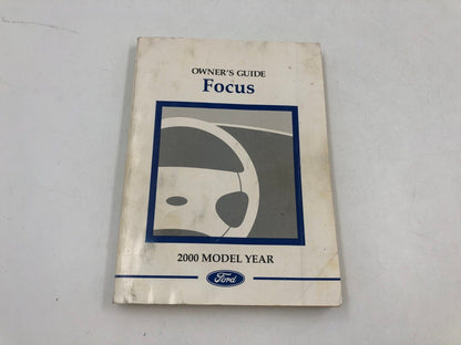 2000 Ford Focus Owners Manual Handbook OEM C04B19054