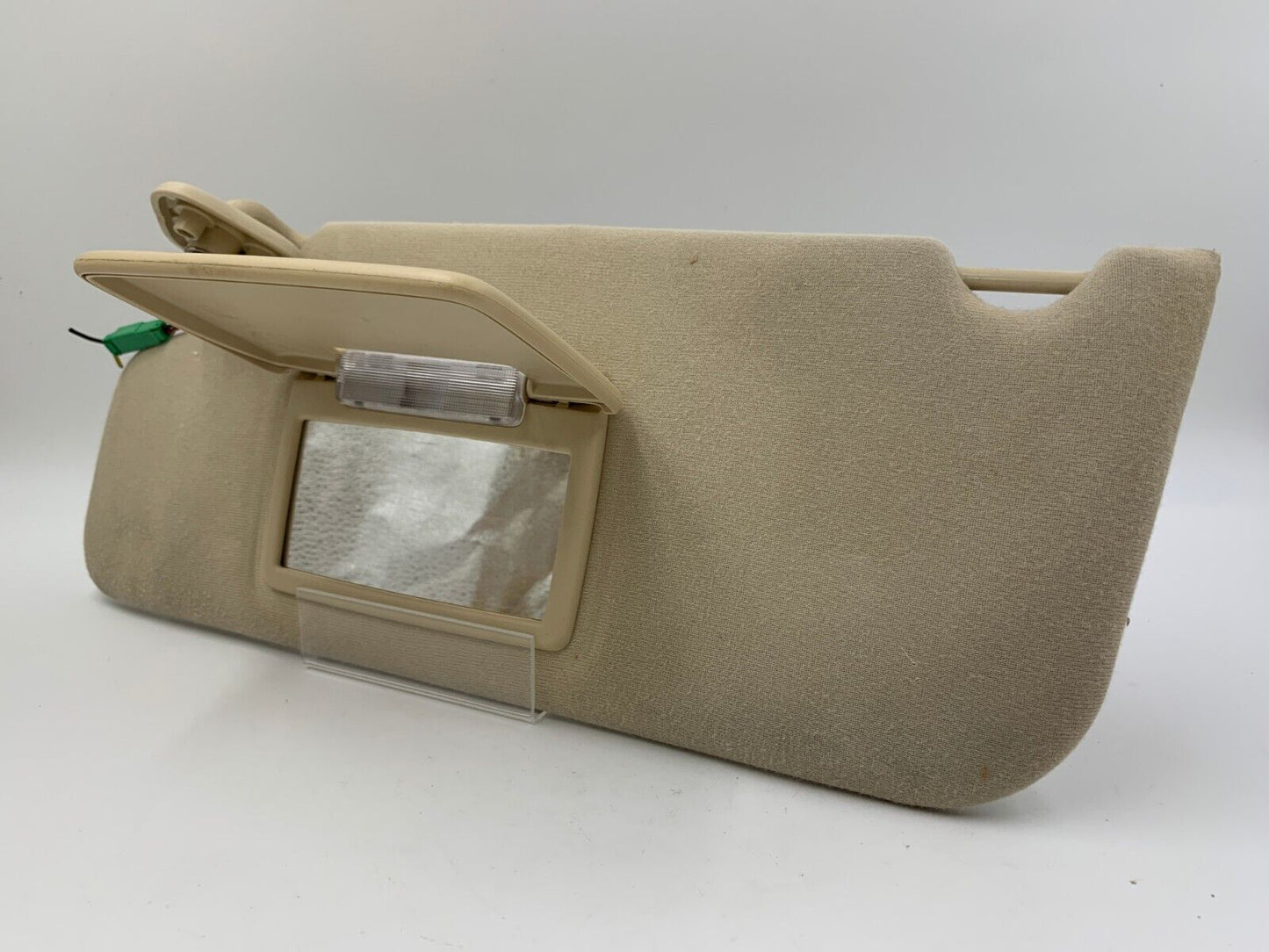 2008-2009 Ford Taurus Driver Sun Visor Sunvisor Illuminated Beige OEM D02B52018