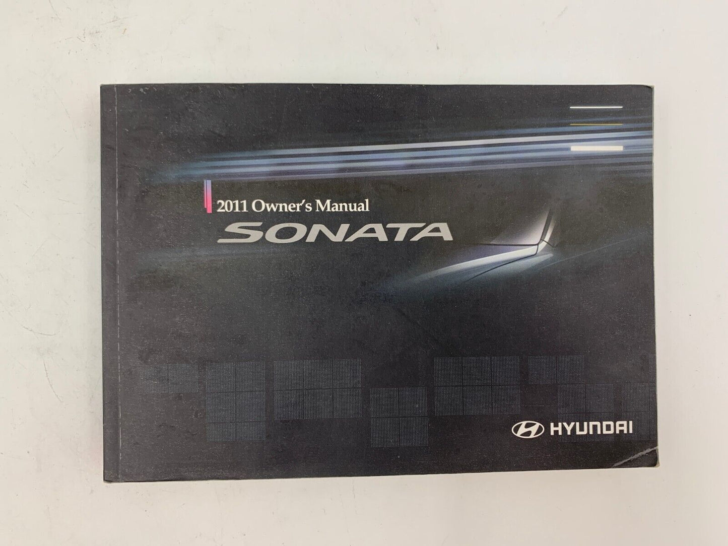 2011 Hyundai Sonata Owners Manual Handbook Set with Case OEM D02B56032