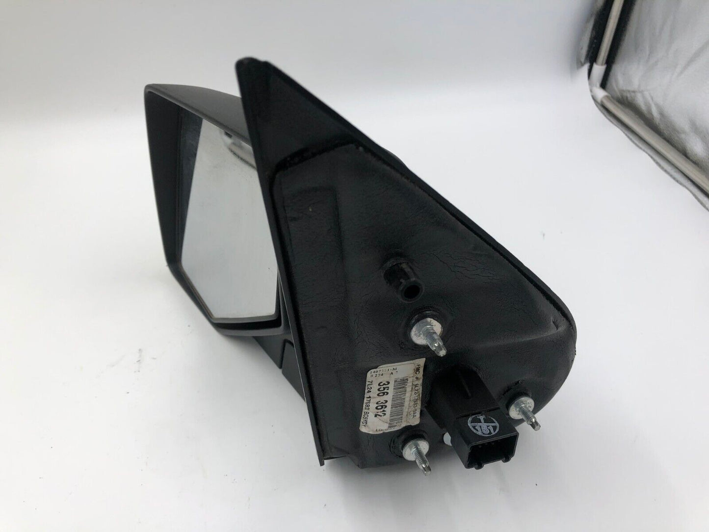 2006-2010 Ford Explorer Driver Side View Power Door Mirror Black OEM C02B14046