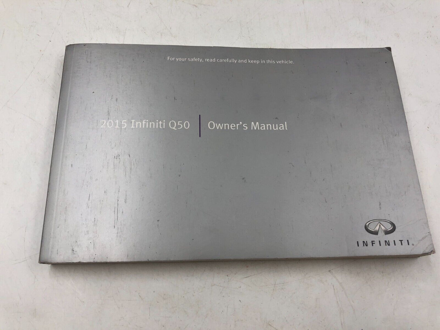 2015 Infiniti Q50 Owners Manual Handbook Set with Case OEM B02B20026