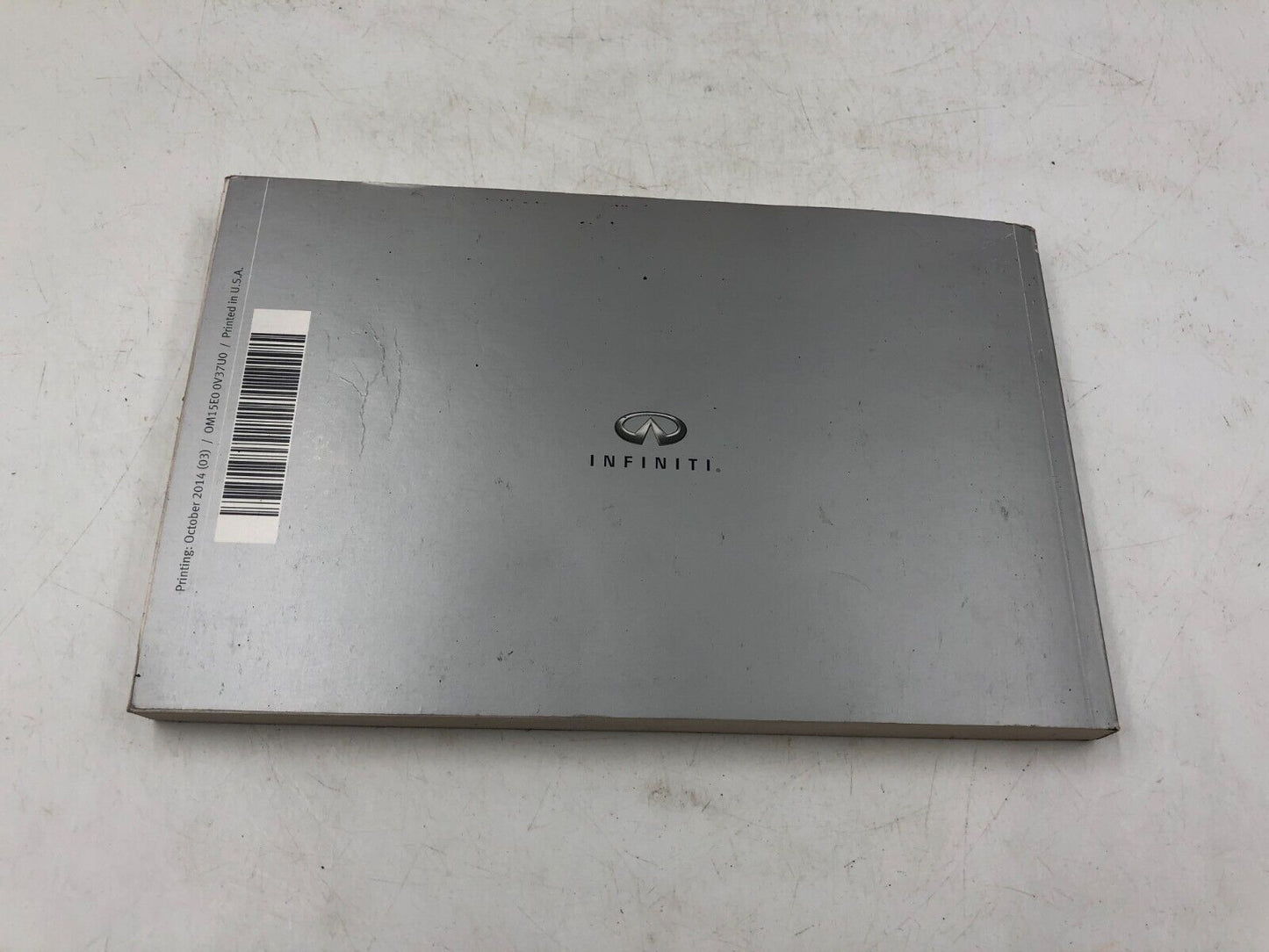 2015 Infiniti Q50 Owners Manual Handbook Set with Case OEM B02B20026