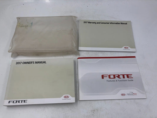 2017 Kia Forte Owners Manual Handbook Set with Case OEM B02B33059