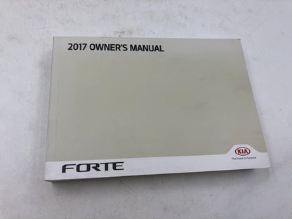 2017 Kia Forte Owners Manual Handbook Set with Case OEM B02B33059