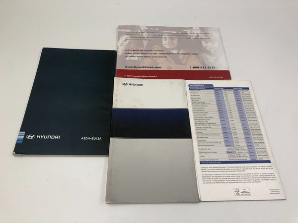 2012 Hyundai Elantra Owners Manual Handbook Set OEM B01B53065