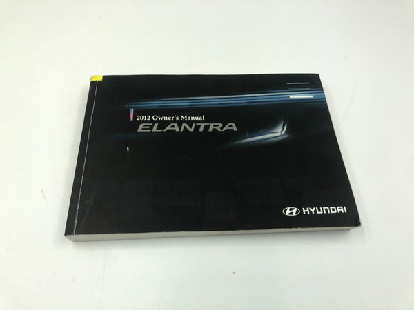 2012 Hyundai Elantra Owners Manual Handbook Set OEM B01B53065