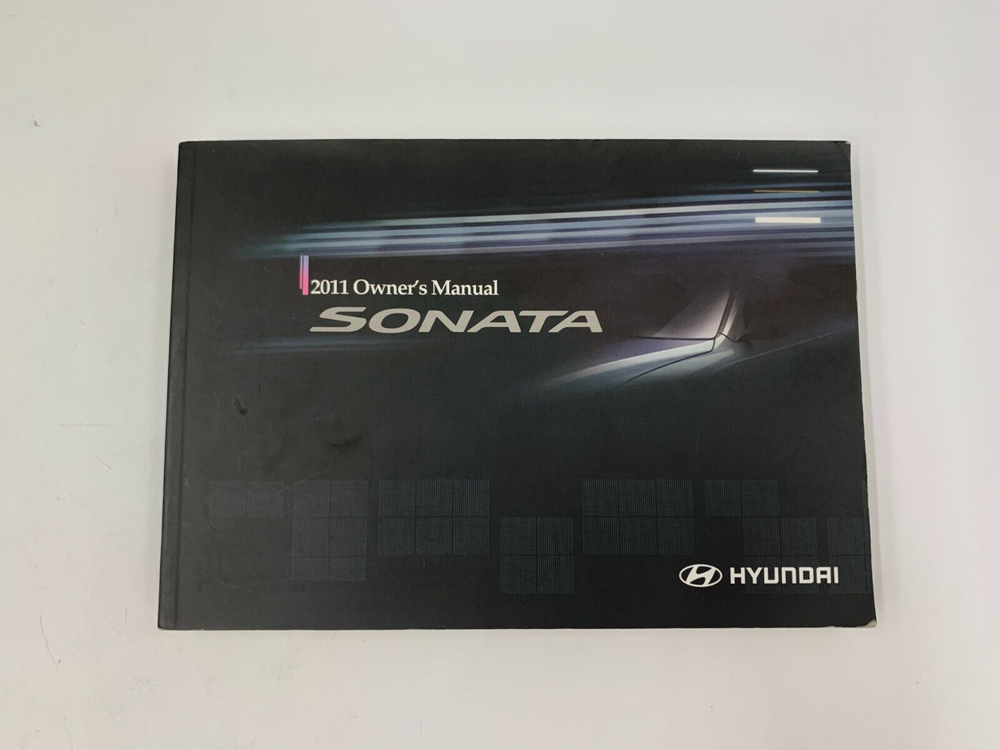 2011 Hyundai Sonata Owners Manual Handbook Set with Case OEM C01B28019