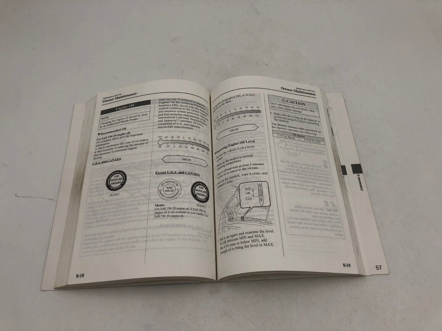 2007 Mazda 5 Owners Manual Handbook OEM D02B04049