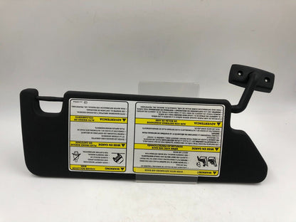 2007-2009 Jeep Wrangler Driver Sun Visor Sunvisor Black OEM G02B36060