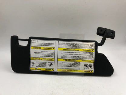 2007-2009 Jeep Wrangler Driver Sun Visor Sunvisor Black OEM G02B36060