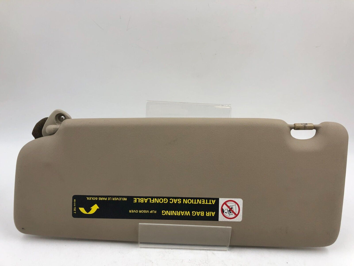 2003-2009 Audi A4 Passenger Sun Visor Sunvisor Illumination Beige OEM D03B38045