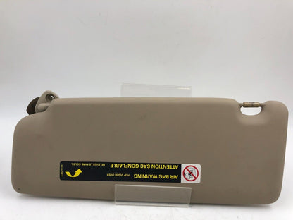 2003-2009 Audi A4 Passenger Sun Visor Sunvisor Illumination Beige OEM D03B38045