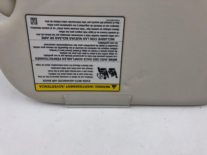 2013-2019 Ford Escape Passenger Sun Visor Sunvisor Ivory Illumination C03B43005