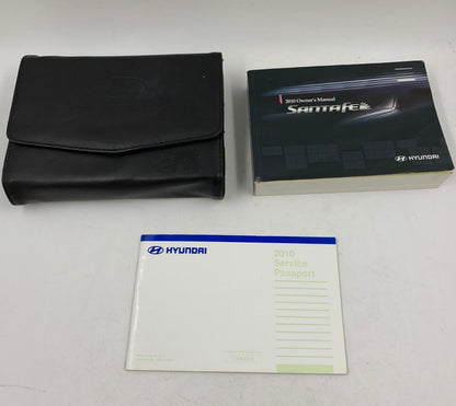 2010 Hyundai Santa Fe Owners Manual Set with Case OEM C01B08006