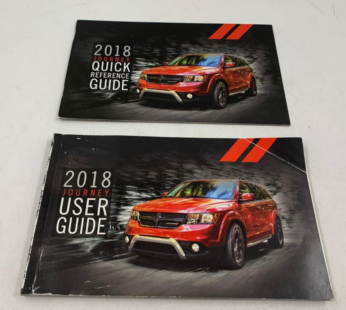 2018 Dodge Journey Owners Manual Set OEM B04B02002