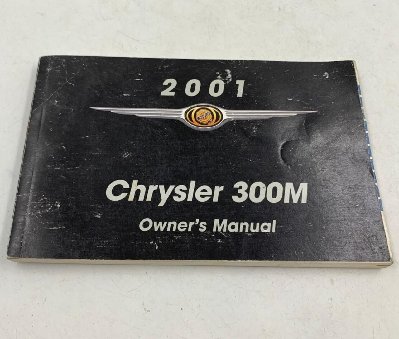 2001 Chrysler 300M Owners Manual OEM C03B18006