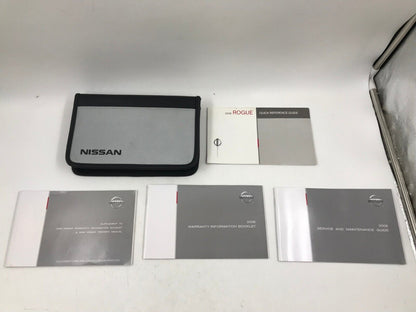 2008 Nissan Rogue Owners Manual Set with Case OEM D04B30049