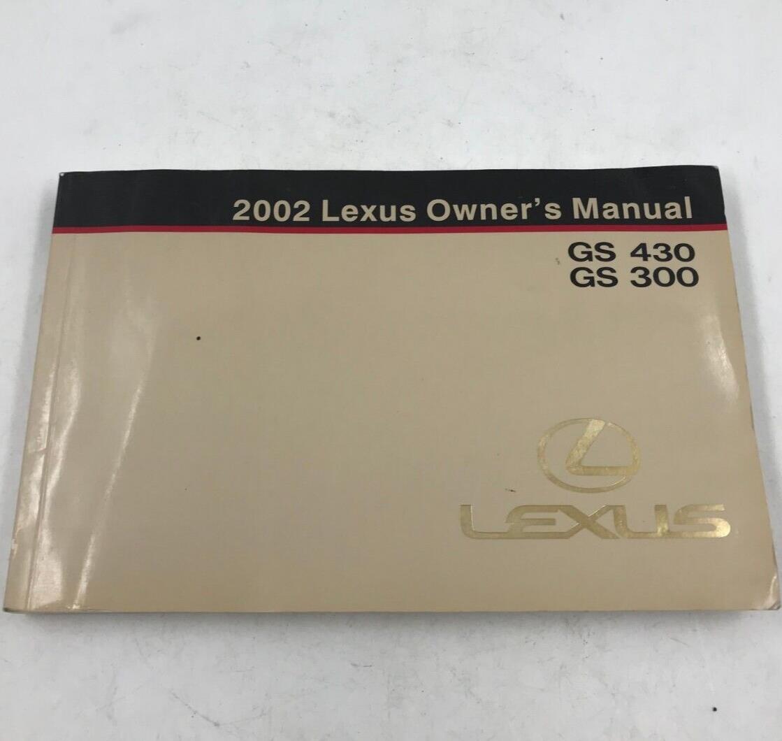 2002 Lexus GS430 GS300 Owners Manual OEM E01B26022