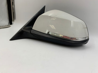 2012-2013 BMW 328i Driver Side View Power Door Mirror White OEM E01B30075