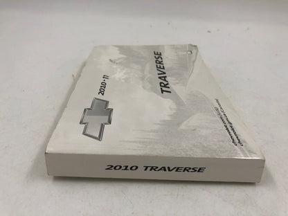 2011 Chevrolet Traverse Owners Manual OEM C01B07004