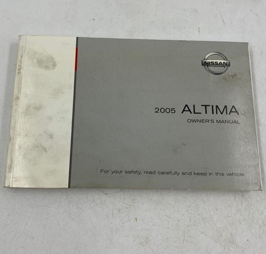 2005 Nissan Altima Owners Manual OEM C03B35017