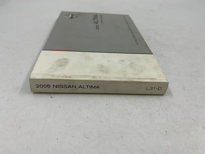 2005 Nissan Altima Owners Manual OEM C03B35017