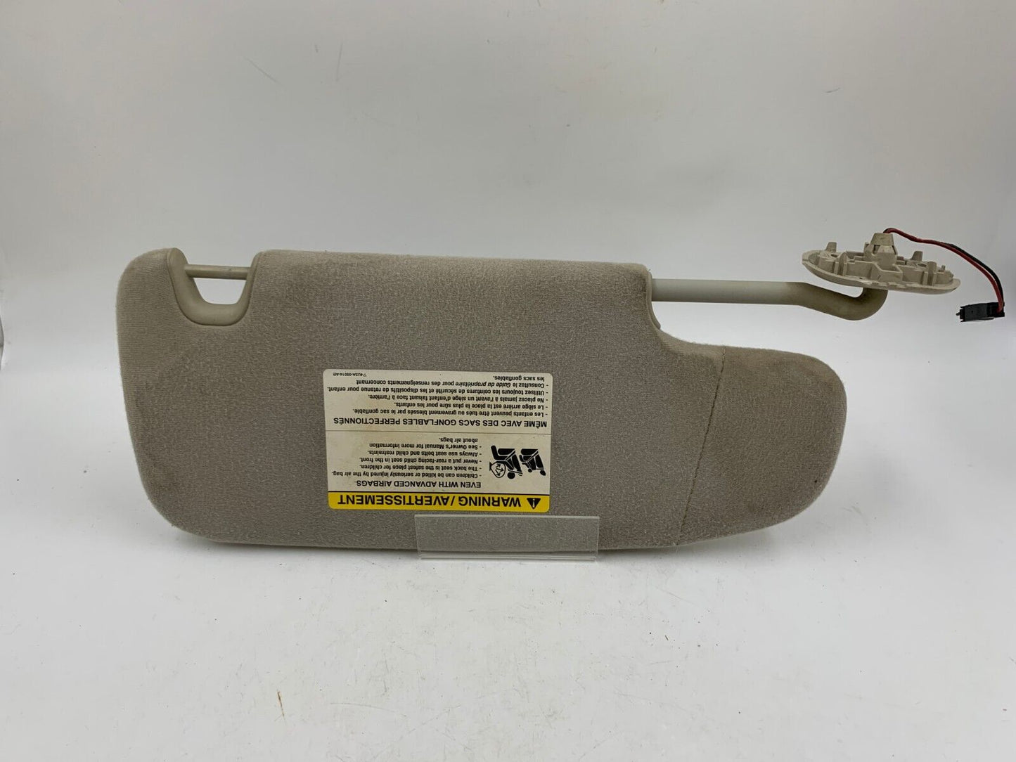 2006-2009 Mercury Milan Driver Sun Visor Sunvisor Gray Illumination B03B53024