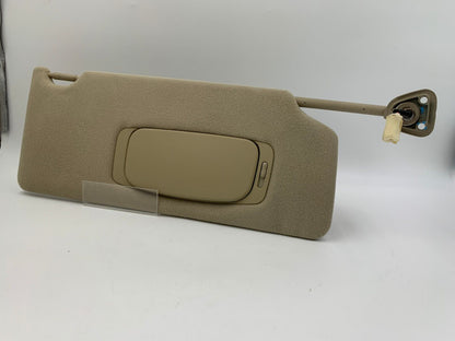 2005-2012 Toyota Avalon Passenger Sunvisor Tan Illuminated OEM E03B44060