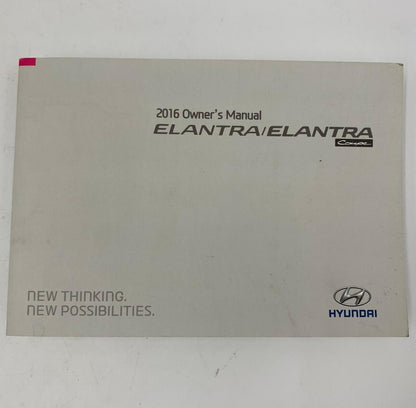 2016 Hyundai Elantra Coupe Owners Manual OEM E03B44065