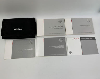 2019 Nissan Altima Sedan Owners Manual Set with Case OEM E03B56031