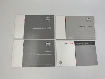 2019 Nissan Altima Sedan Owners Manual Set with Case OEM E03B56031