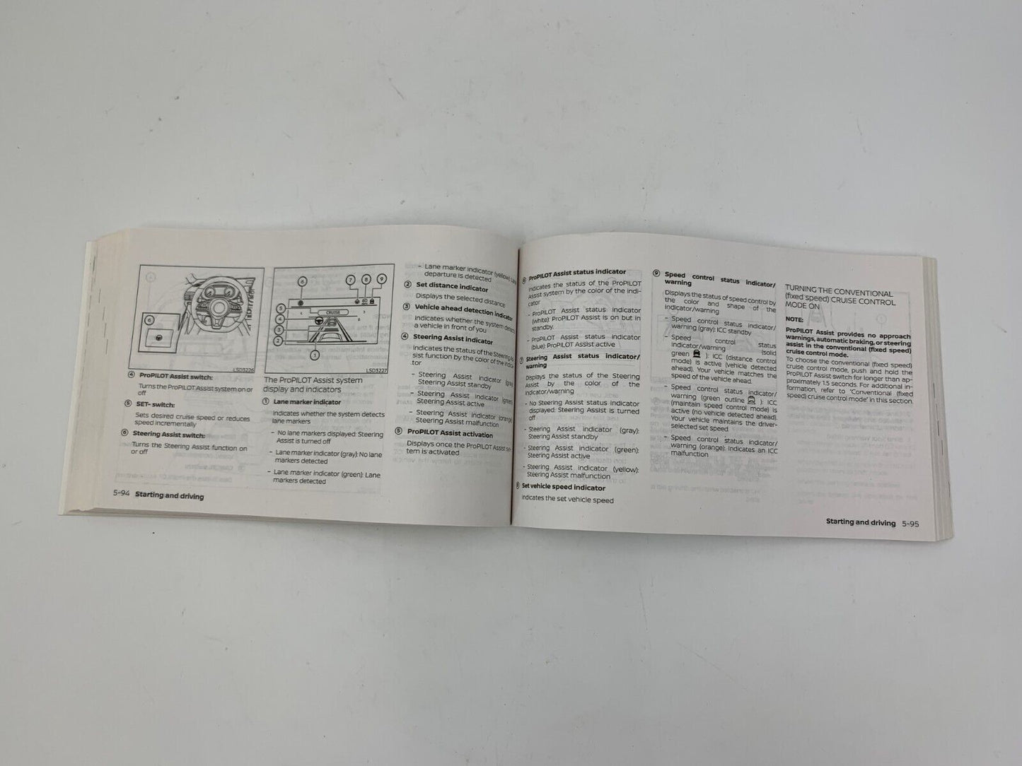 2019 Nissan Altima Sedan Owners Manual Set with Case OEM E03B56031