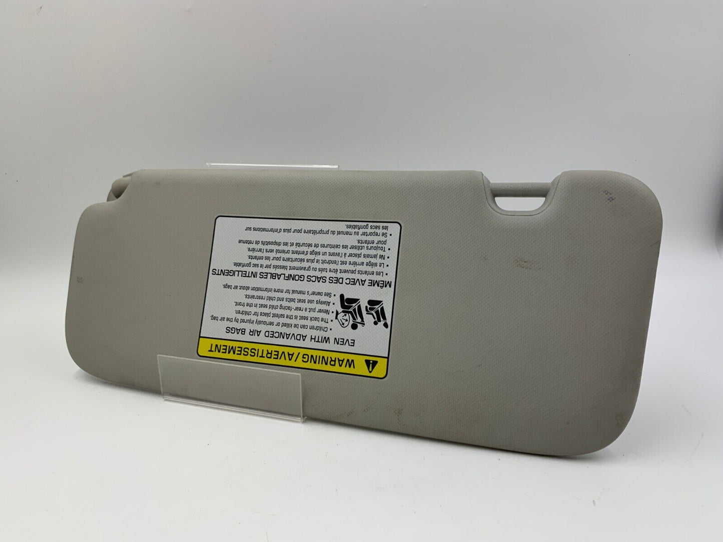 2019-2021 Kia Forte Passenger Sun Visor Sunvisor Gray OEM D04B42070