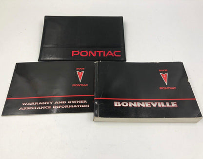 2002 Pontiac Bonneville Owners Manual Set with Case OEM C03B28042