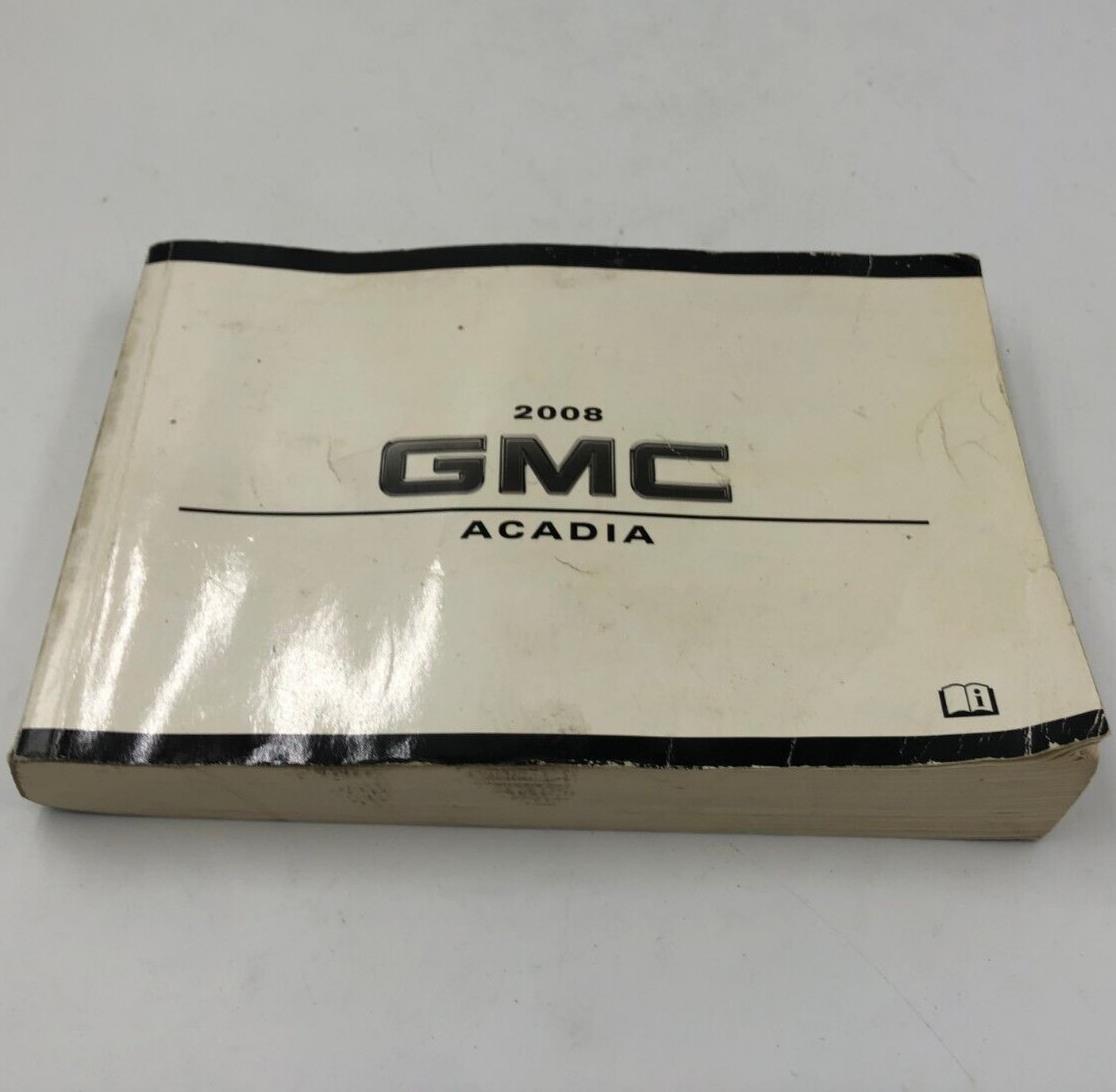 2008 GMC Acadia Owners Manual OEM C03B28045