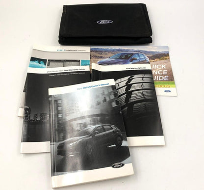 2016 Ford Focus Owners Manual Set with Case OEM A03B24046